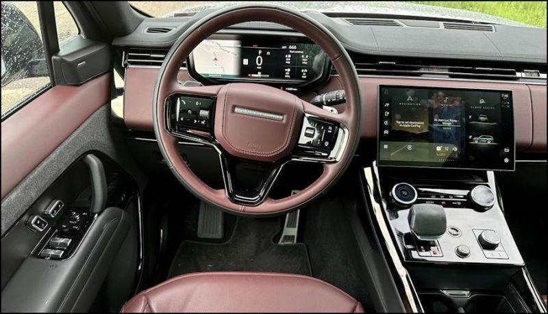 2023 range rover sport se dashboard