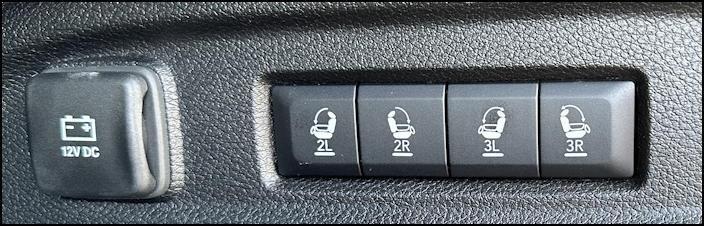 2023 jeep grand cherokee summit - seat button controls