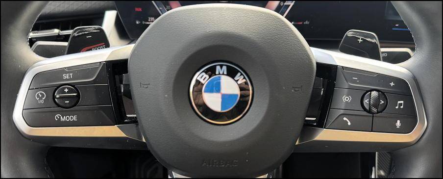 2024 bmw x2 - steering wheel controls