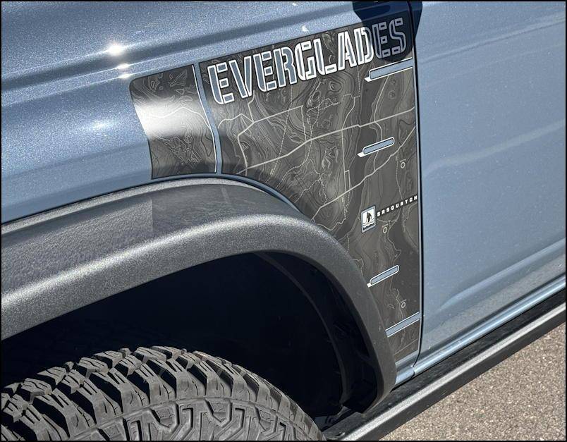 2024 ford bronco everglades - everglades decal