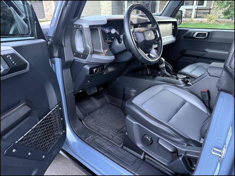 2024 ford bronco everglades - front door open view