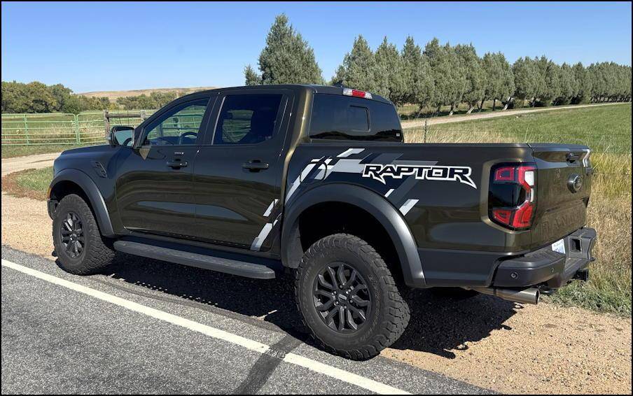 2024 ford ranger raptor - raptor exterior rear