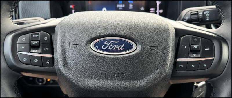 2024 ford ranger supercrew xlt - steering wheel