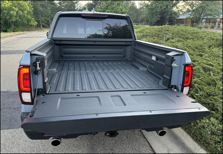 2024 honda ridgeline trailridge - truckbed, tailgate down