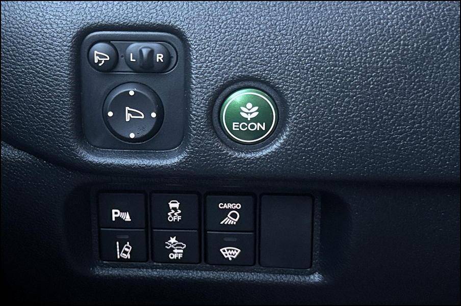 2024 honda ridgeline trailridge - dash buttons and controls including ECON