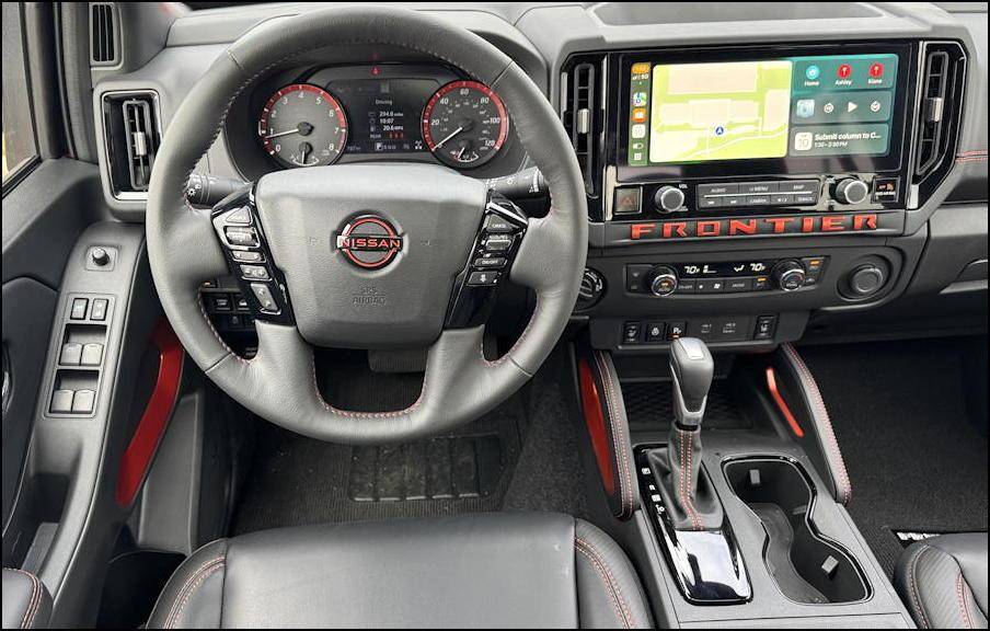 2024 nissan frontier sv - dashboard interior