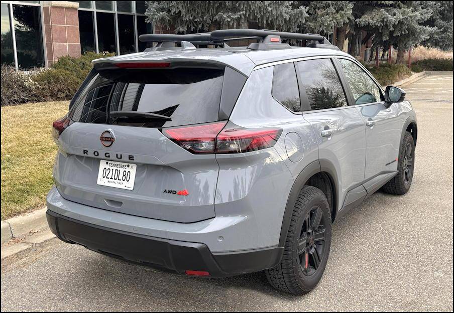 2025 nissan rogue rock creek - exterior rear view with hatch closed