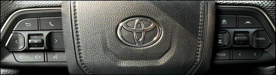 2024 toyota tacoma - steering wheel controls