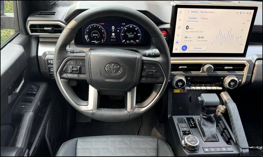 2024 toyota tacoma - dashboard