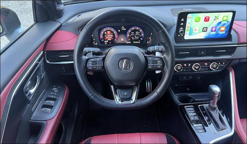 2025 acura adx awd aspec - full dashboard image