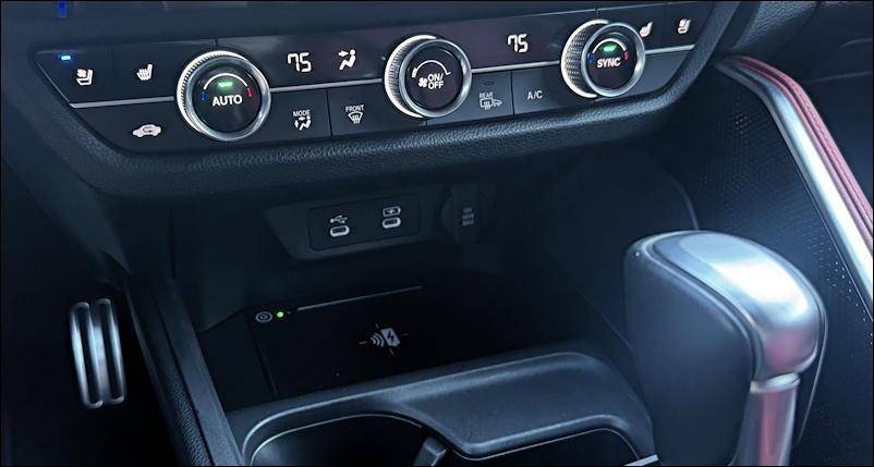 2025 acura adx awd aspec - climate controls