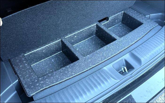 2025 acura adx awd aspec secret storage under rear cargo mat
