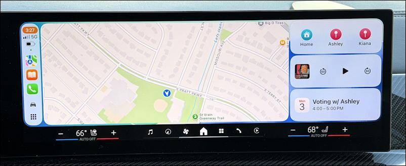 2025 bmw x5 xdrive40i - interior infotainment nav screen carplay