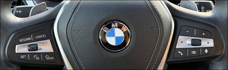 2025 bmw x5 xdrive40i - steering wheel controls