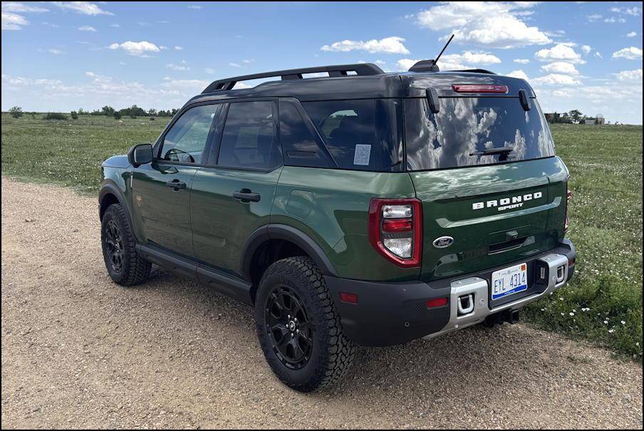 2025 ford bronco sport badlands - exterior rear