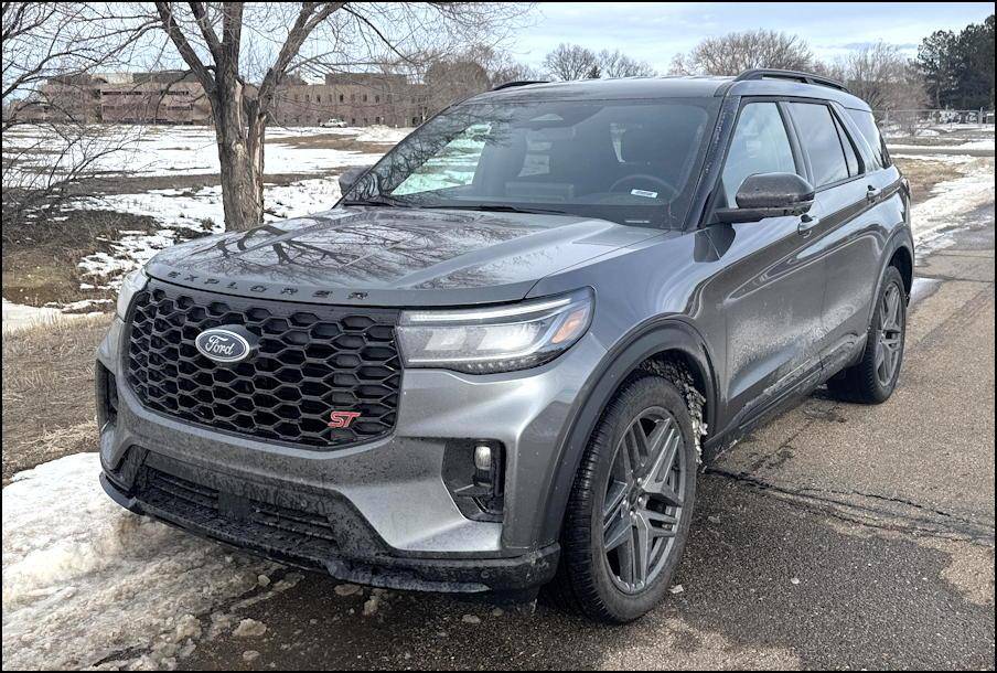 2025 ford explorer st rwd - exterior front gray