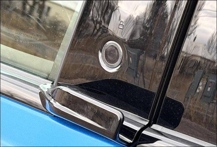 2025 ford mustang mach e - driver's door lock open mechanism handle