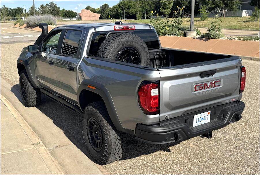 2025 gmc canyon 4wd at4x aev - rear exterior, tailgate up