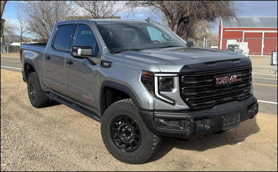 2025 gmc sierra 1500 at4x - front exterior on dirt road