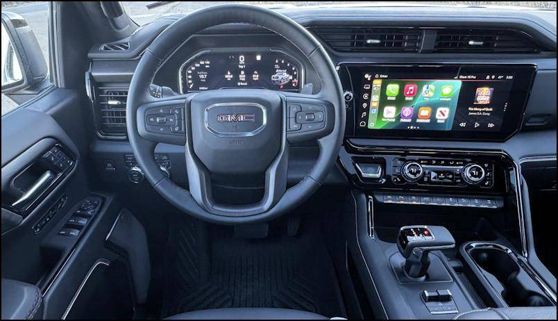 2025 gmc sierra 1500 at4x - interior dashboard