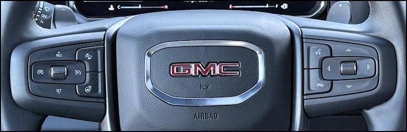 2025 gmc sierra 1500 at4x - interior steering wheel crossbar controls