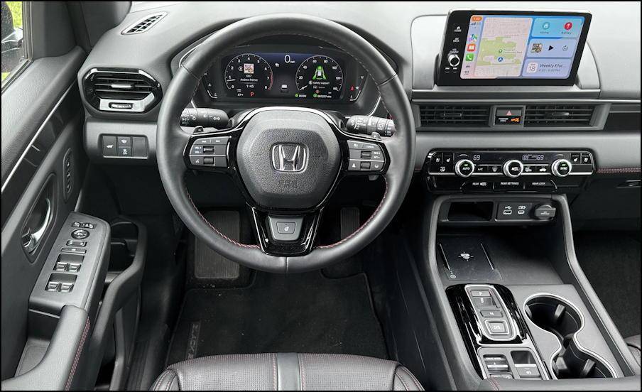 2025 honda pilot - interior dashboard cockpit