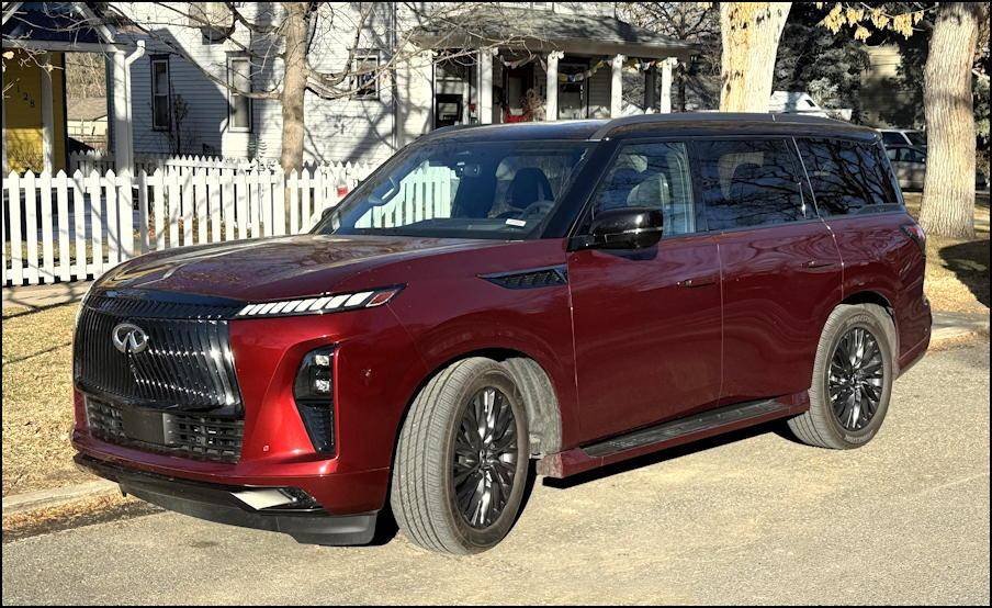 2025 infiniti qx80 autograph - exterior front view