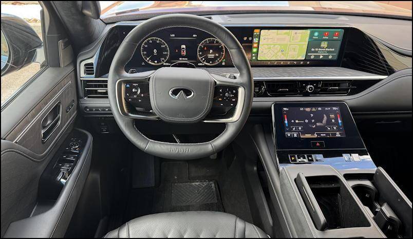 2025 infiniti qx80 autograph - dashboard