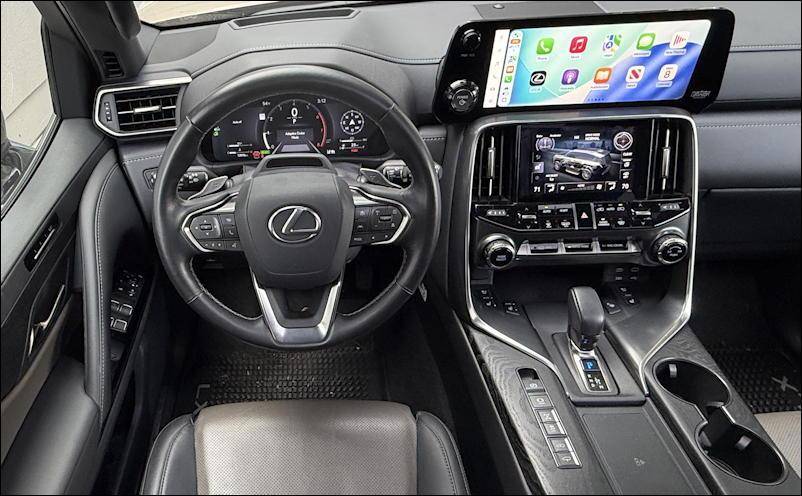 2025 lexus lx 700h - interior dashboard