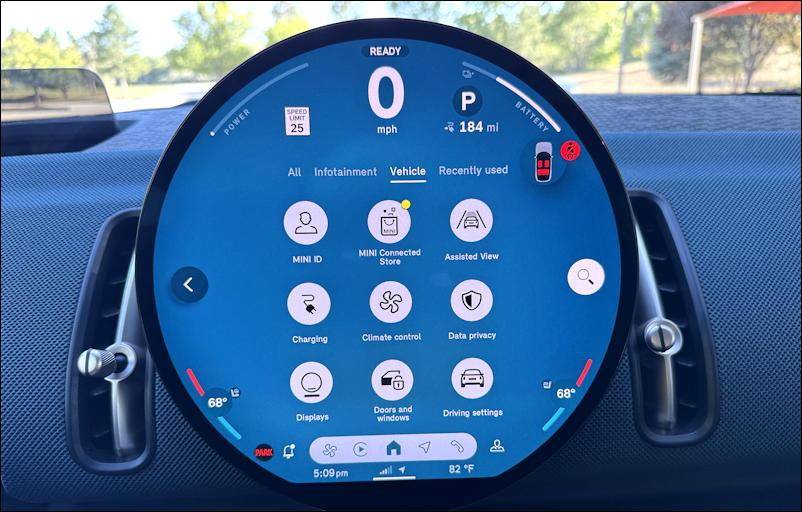 2025 mini countryman se all4 - display mini apps