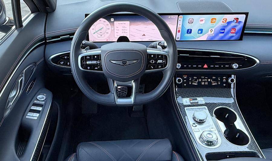 2026 genesis gv70 sport prestige interior dashboard