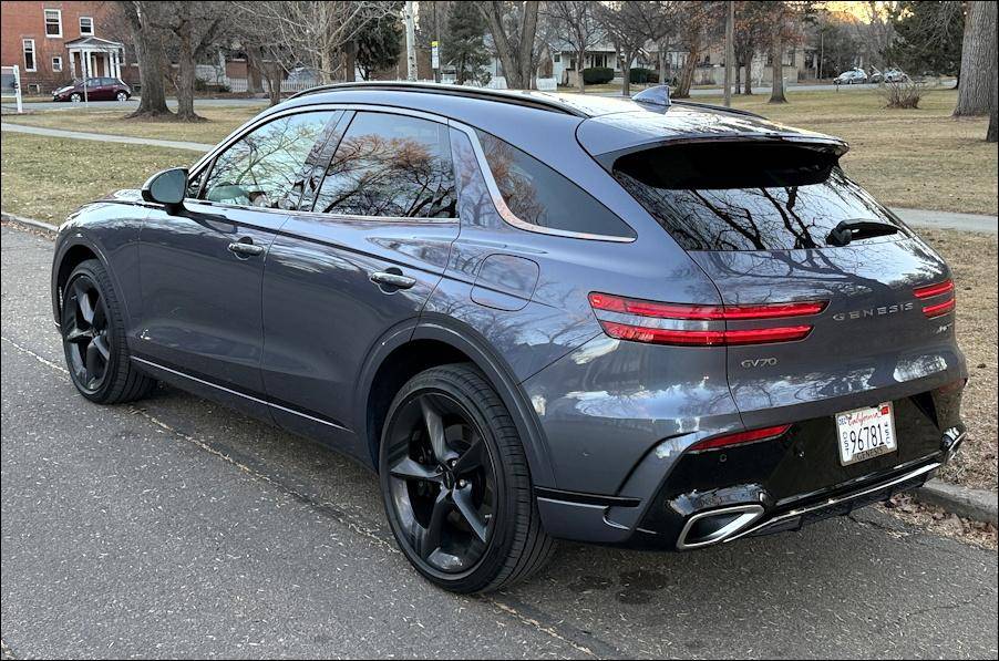 2026 genesis gv70 sport prestige exterior rear