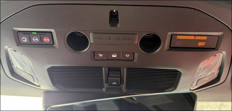 2026 GMC Hummer EV 3X Pickup - Overhead Controls