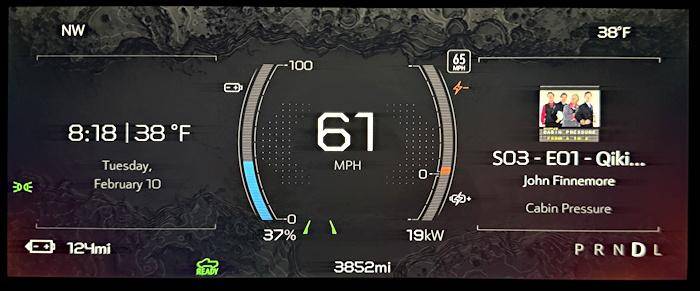 2026 GMC Hummer EV 3X Pickup - Main Gauge Display