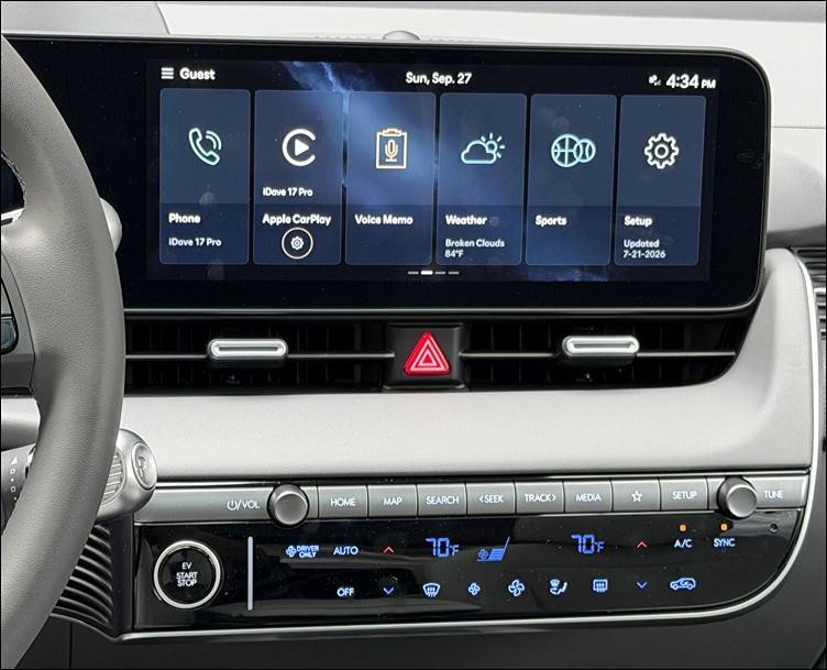 2026 hyundai ioniq 5 ltd awd - infotainment