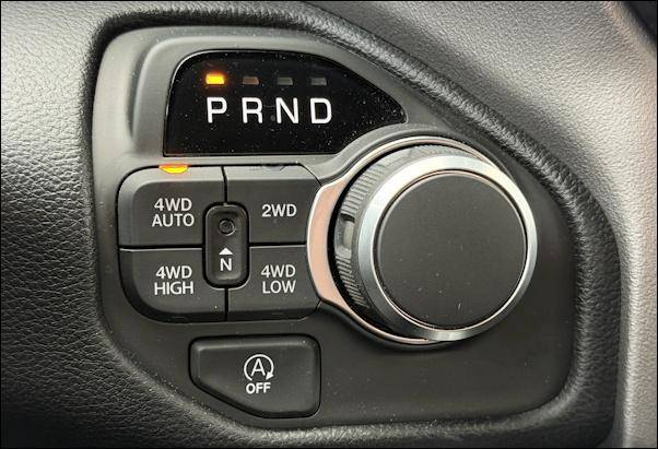 2026 Ram 1500 Big Horn Crew Cab 4x4 Drive Gear Knob