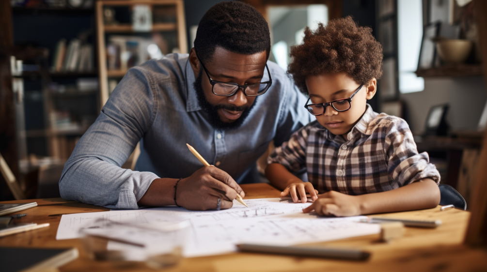 dads can plan an important role in helping their kids learn math skills