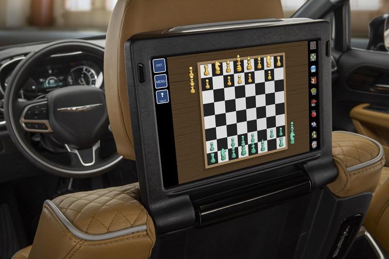 2021 chrysler pacifica seat back video screen