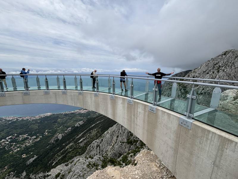 Croatia Biokovo Skywalk glass walkway