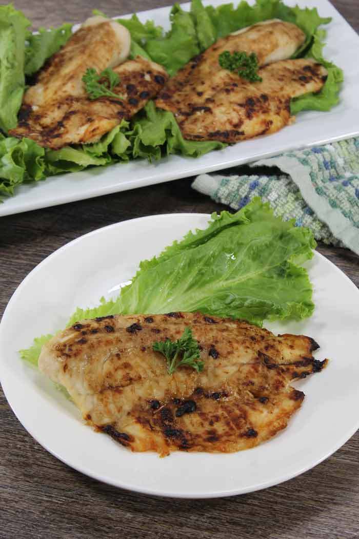 wasabi glazed tilapia for a ketogenic diet