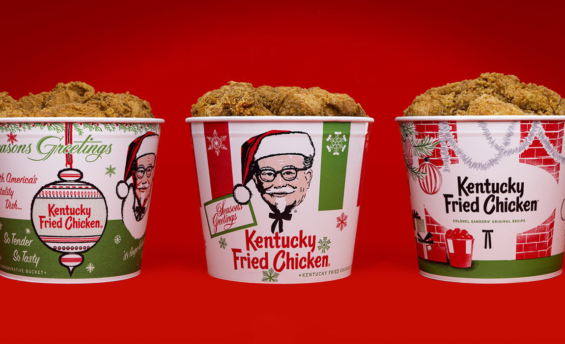 KFC Vintage Holiday Buckets