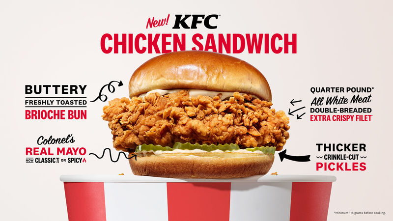 new kfc chicken sandwich details