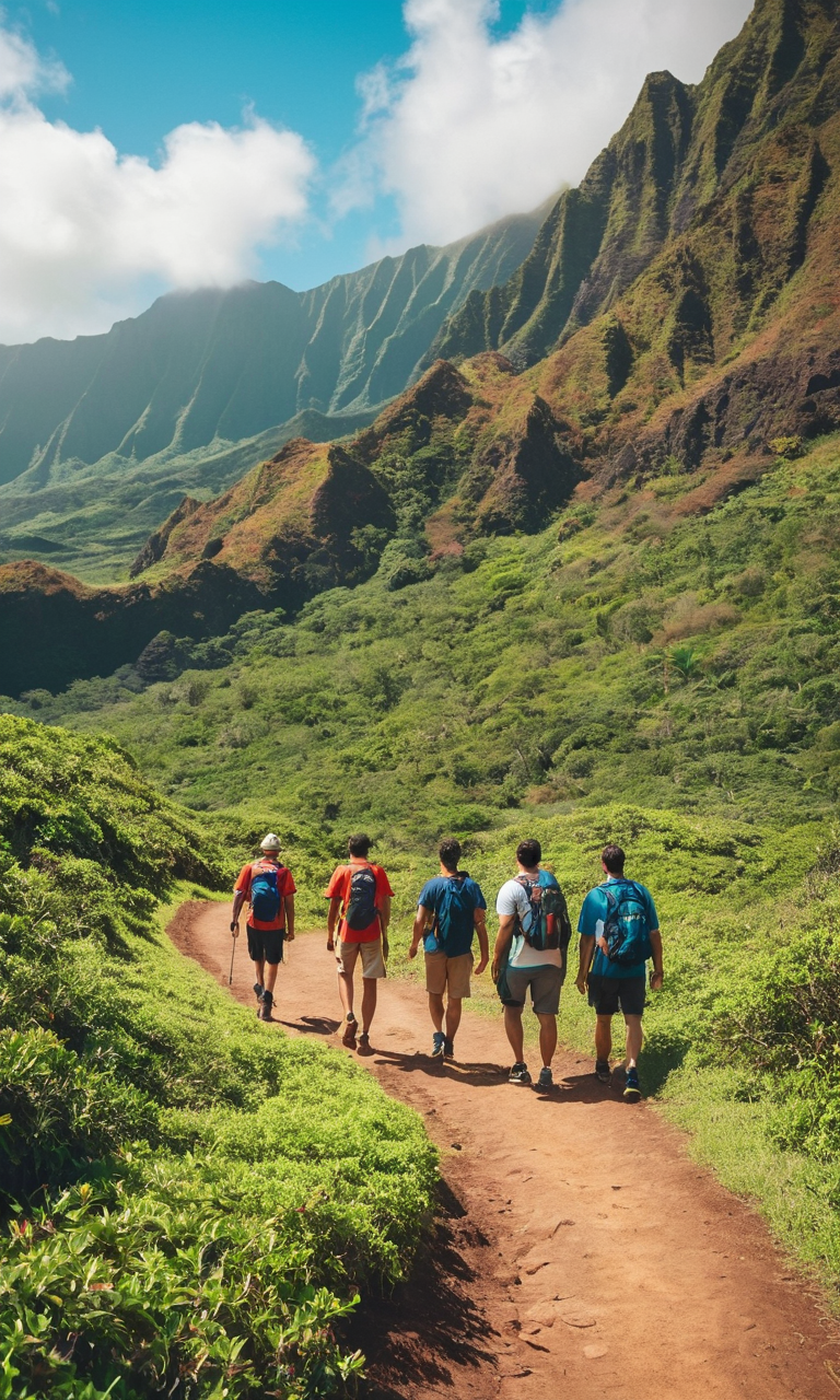 hiking napali hawaii