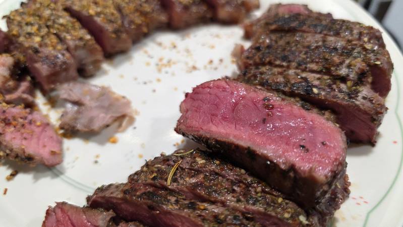medium rare steak