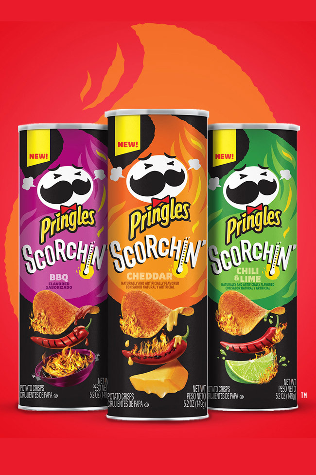 pringles scorching flavors