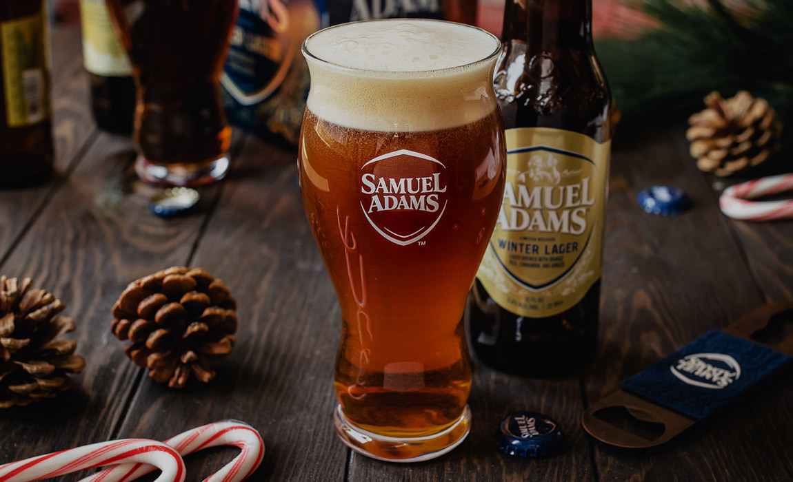 Samuel Adams Winter Lager seasonal beer