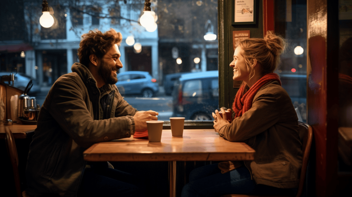 dating a single dad tip: first date in a coffee shop