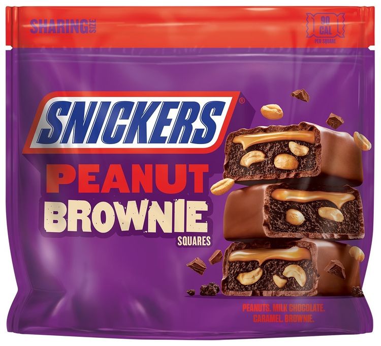 SNICKERS Peanut Brownie Stand Up Pouch