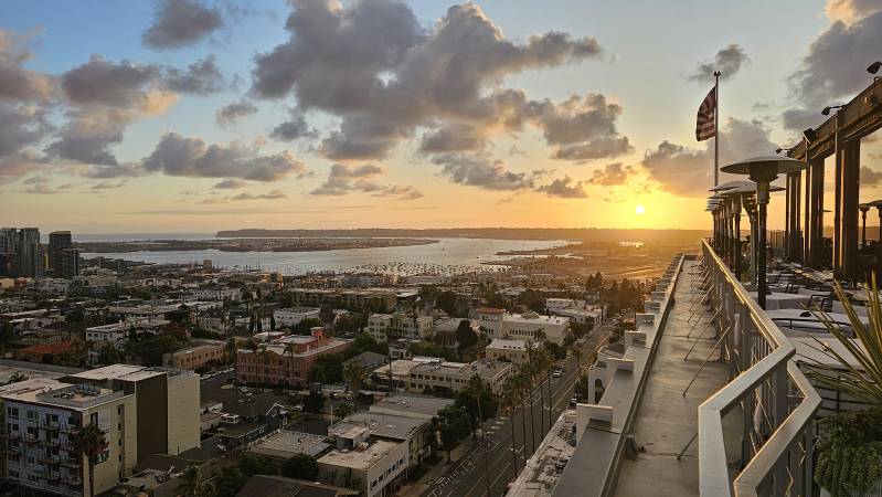 overlooking san diego when traveling solo