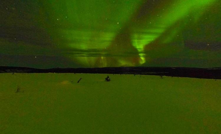 northern lights in fairbanks